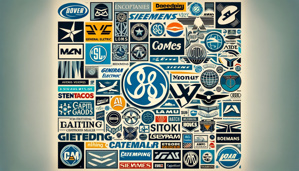 Collage of logos from top capital goods companies